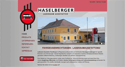 Desktop Screenshot of haselberger.at