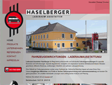 Tablet Screenshot of haselberger.at